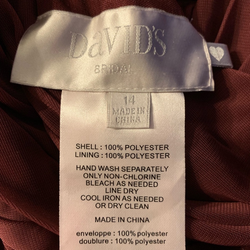 David’s Bridal Bridesmaid Dress..worn once